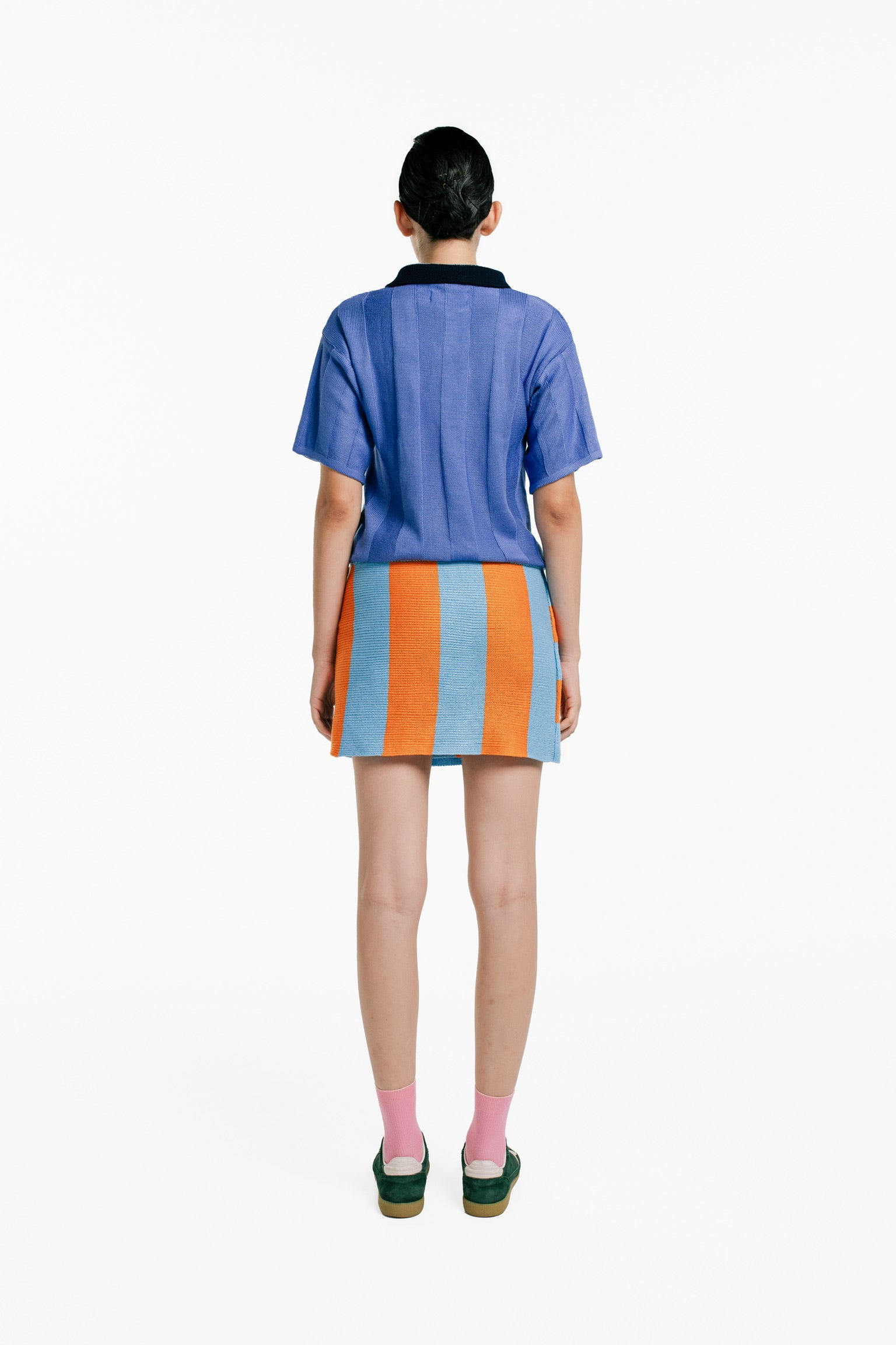 Camiseta asteriscos azul Mujer