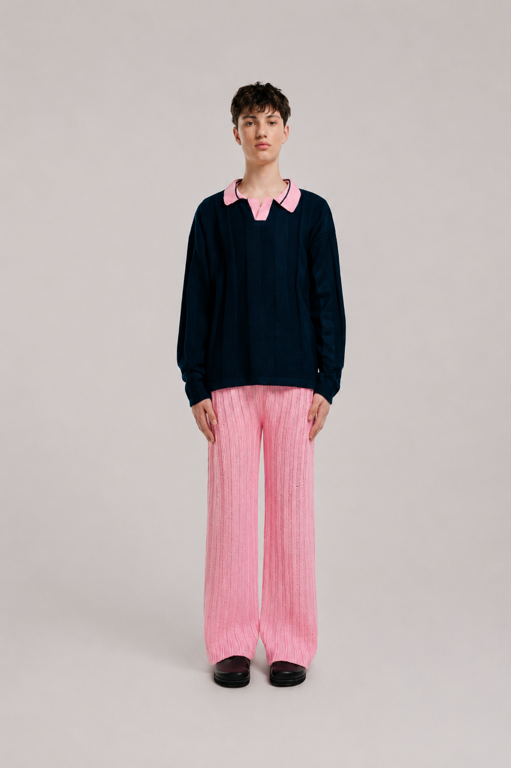 Pantalón Soga Hombre Rosa