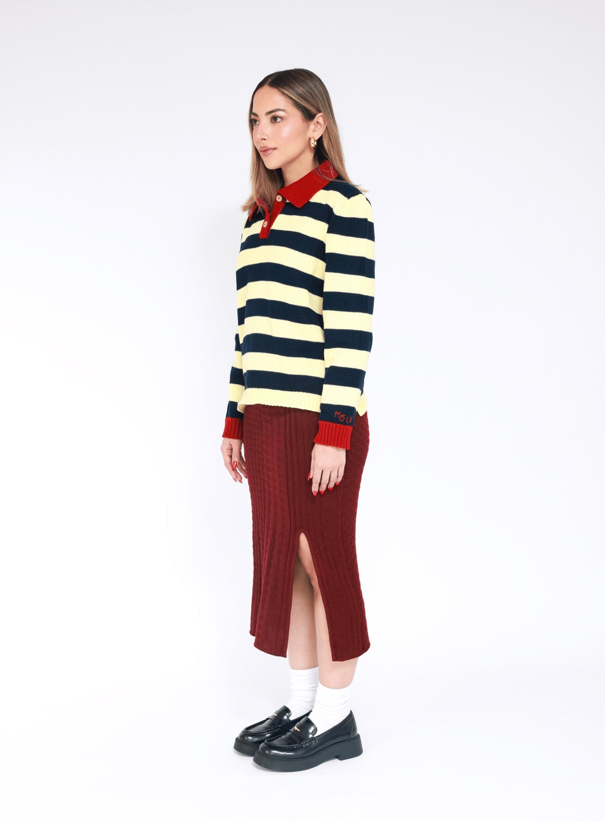 Polo Rayas tricolor edición colombia
