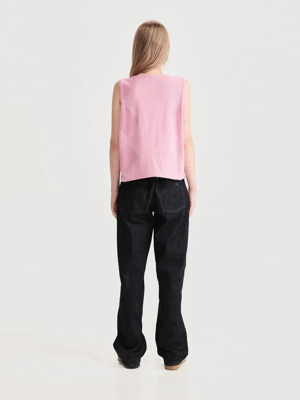 Blusa Diamante Mujer de espalda 