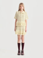 Blusa Juju Beige de frente