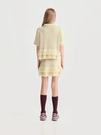 Blusa Juju Beige de espalda