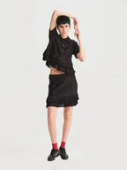Blusa Juju Negra de frente