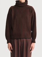 Saco Cuello Tortuga Inglés Marrón/Negro Hombre