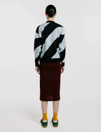 Cardigan Diagonal Mujer foto de espalda