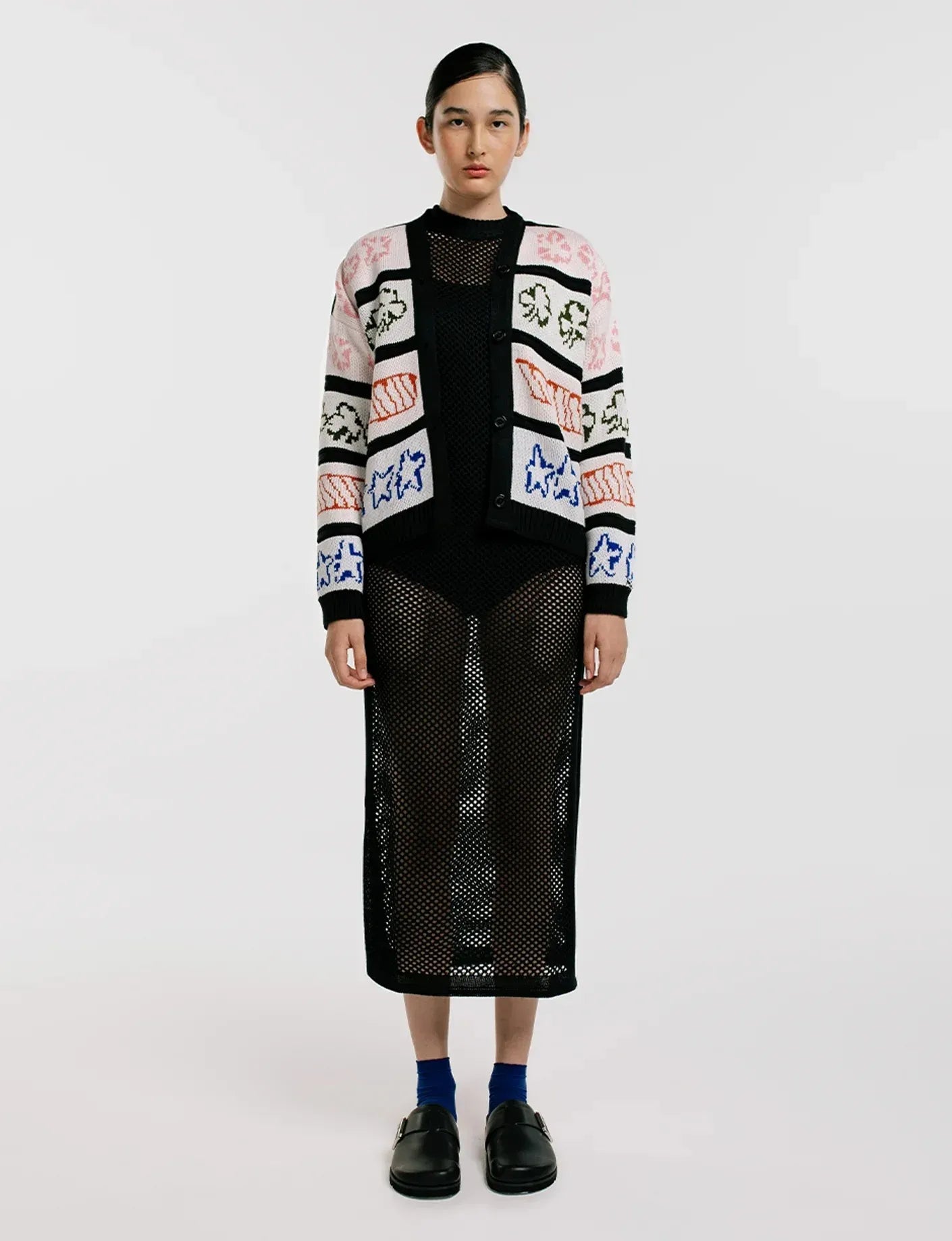 Cardigan Mujer Íconos foto de frente