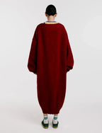 Maxi sweater Hombre foto de espalda