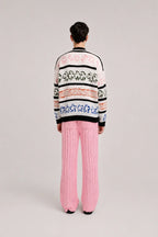 Pantalón Soga Hombre Rosa foto de espalda