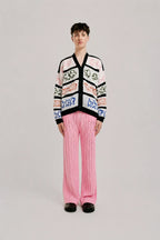 Pantalón Soga Hombre Rosa foto de frente