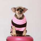 Sweater Rayas Rosado y Café Pets