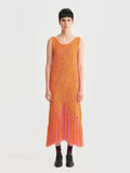 Vestido Vacaciones Naranja foto de frente