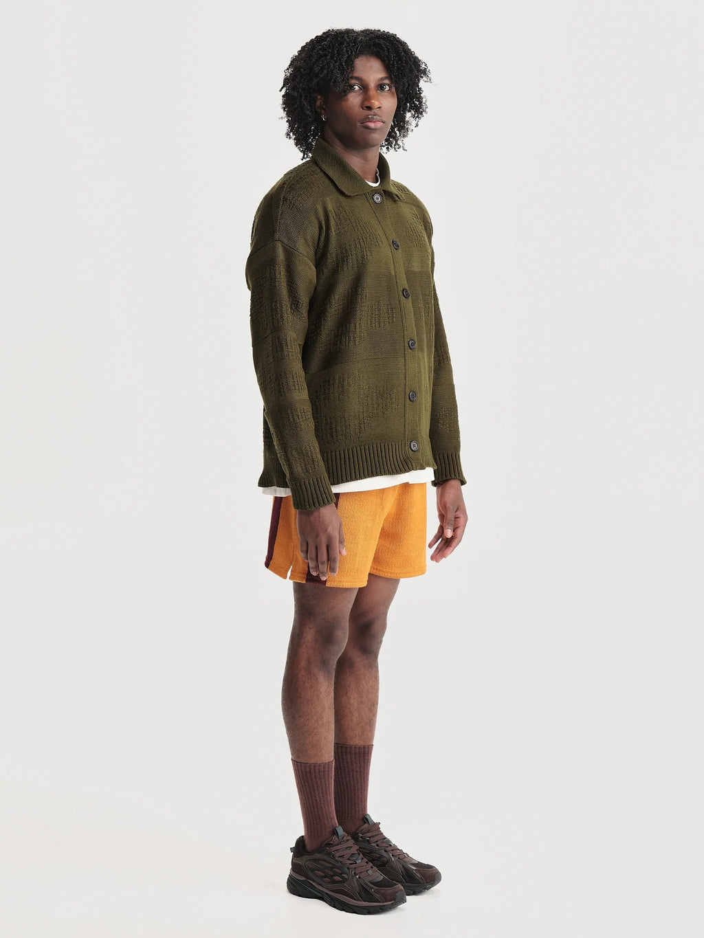 Cardigan Polo Picnic Verde Hombre