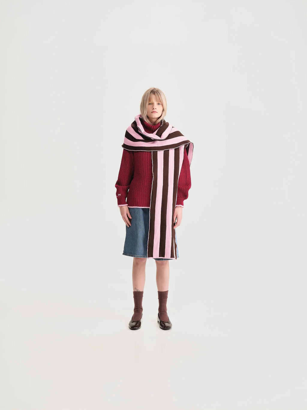 Bufanda Fresas con Chocolate