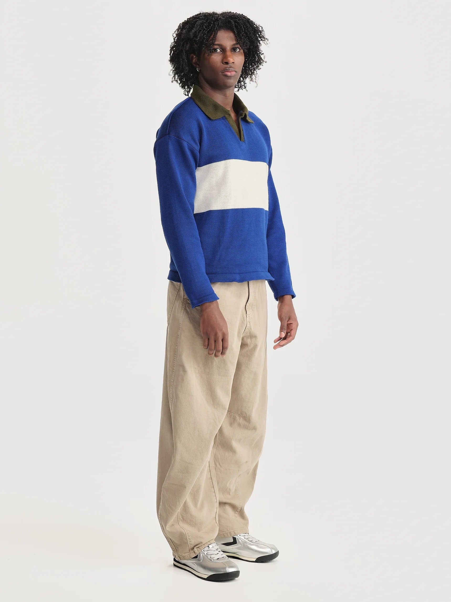 Polo Rugby Azul Hombre