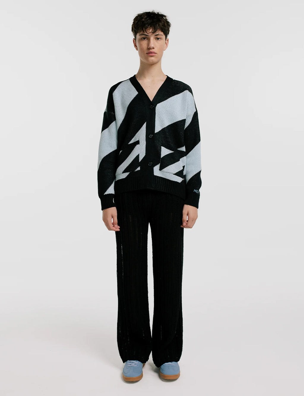 Cardigan Diagonal Hombre