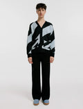 Cardigan Diagonal Hombre