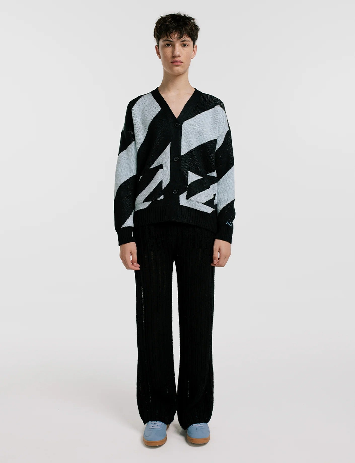 Cardigan Diagonal Hombre