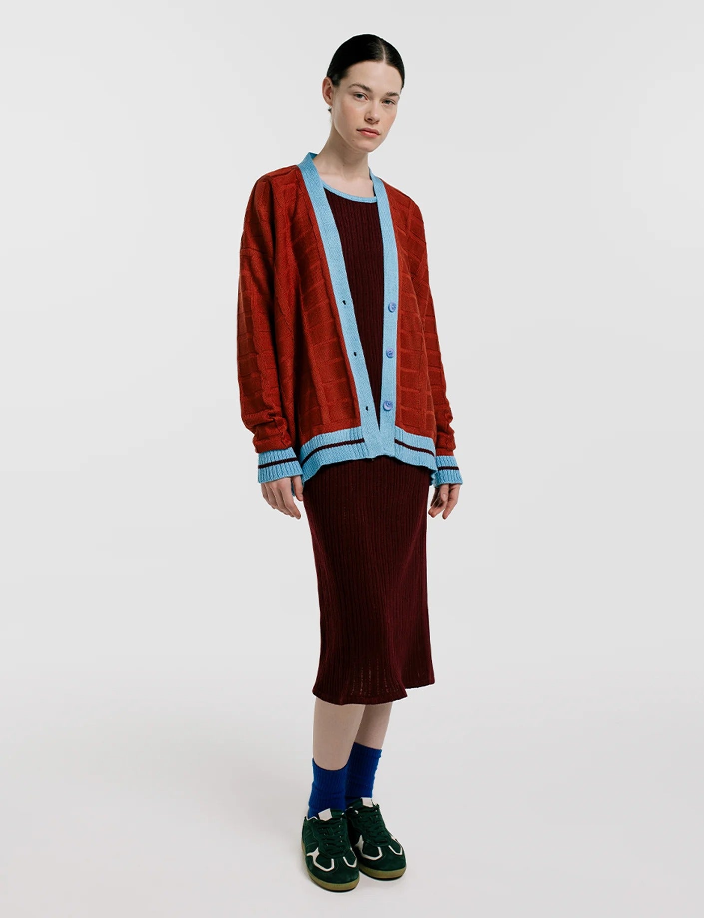 Cardigan Mujer Waffer