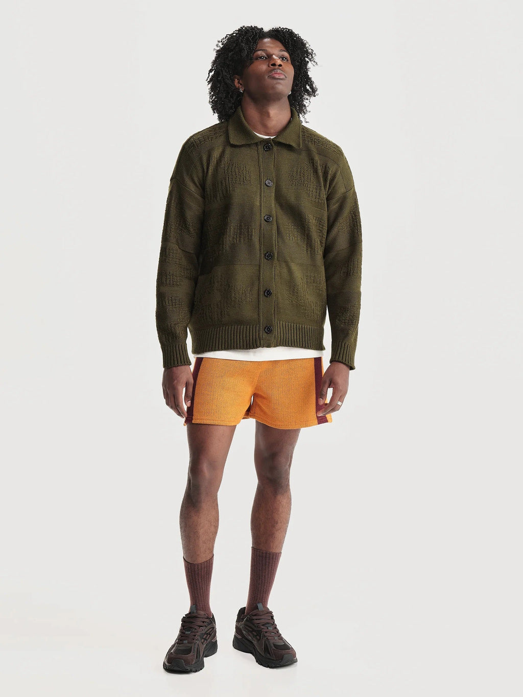 Cardigan Polo Picnic Verde Hombre