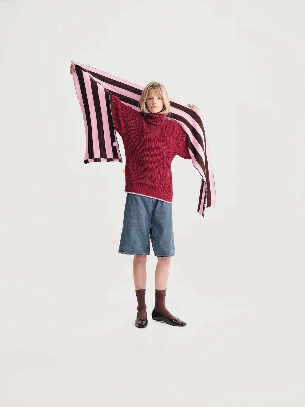 Bufanda Fresas con Chocolate