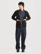 Cardigan Archivo Negro Hombre