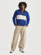 Polo Rugby Azul Hombre