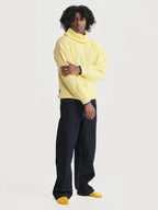 Saco Cuello Tortuga Inglés Amarillo/azul Hombre