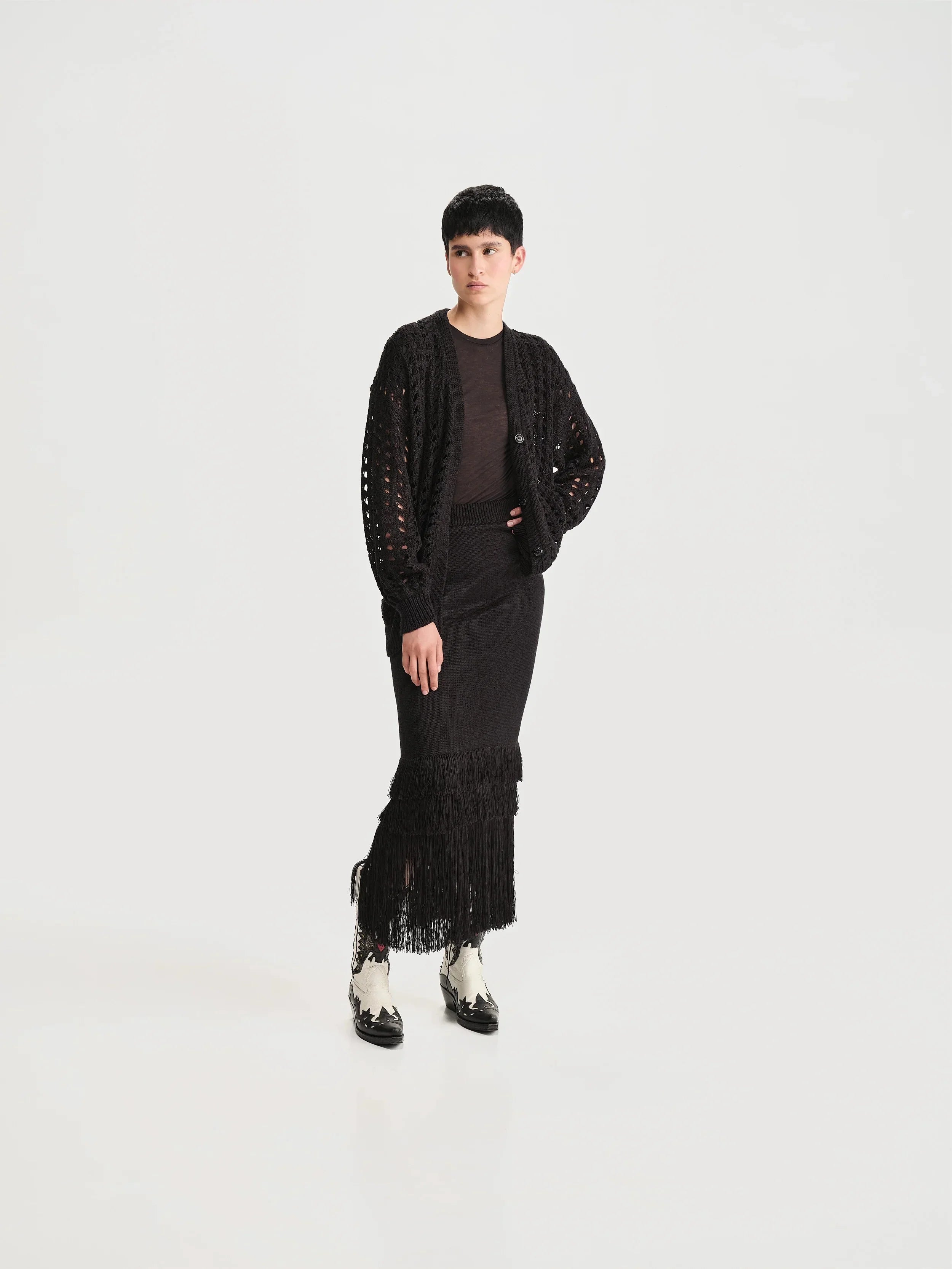 Cardigan Mimbre Mujer
