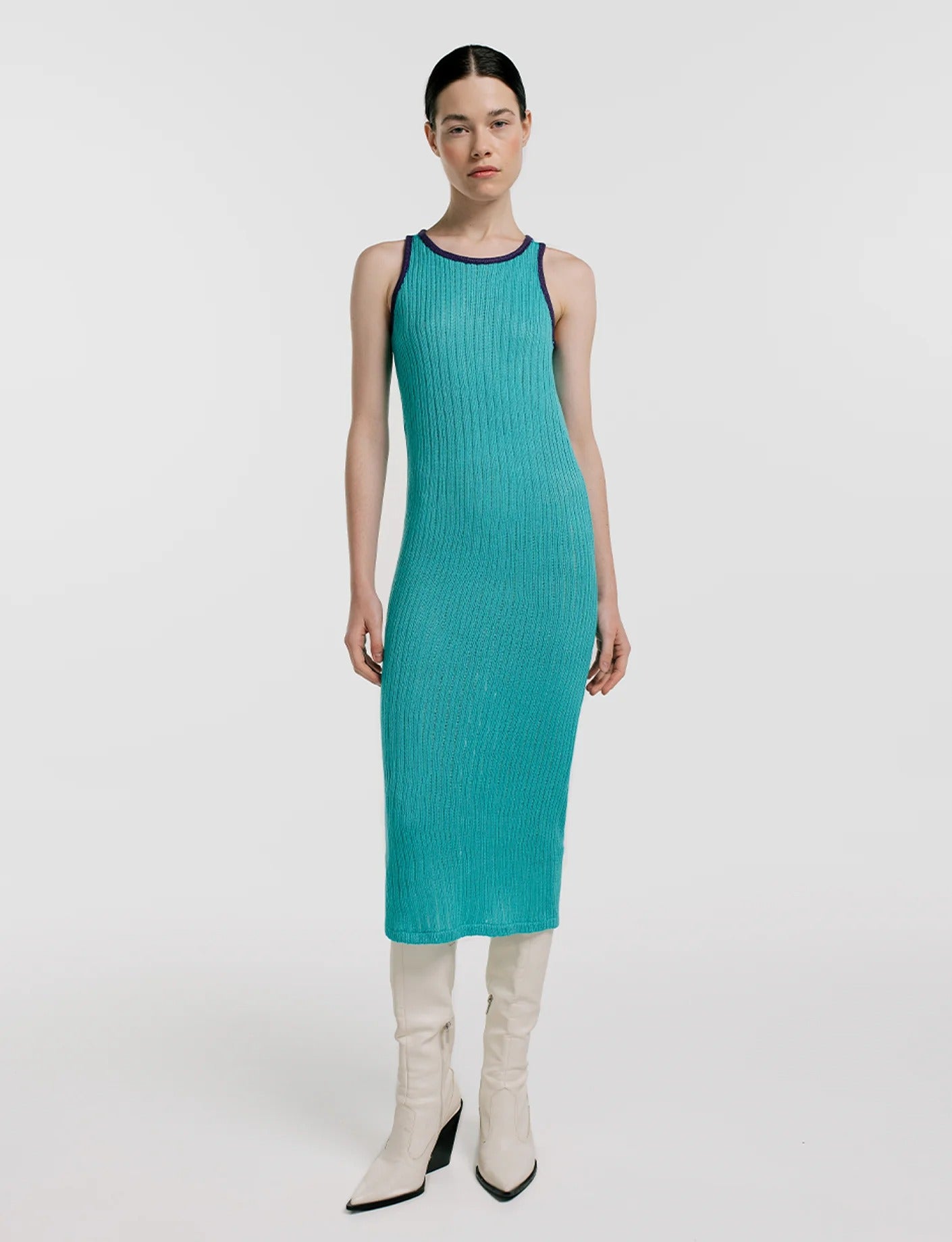 Vestido Midi Agua Marina