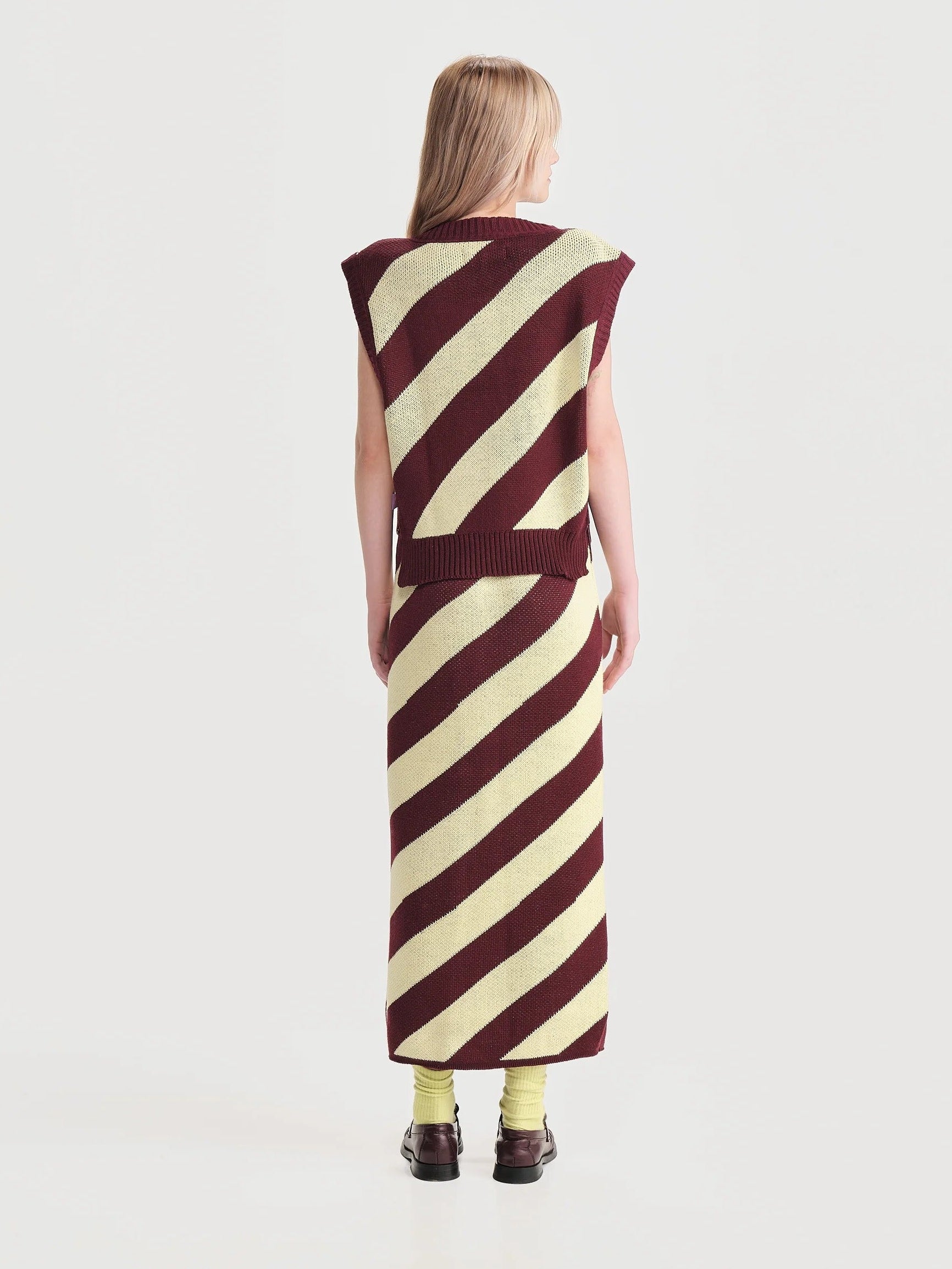 Chaleco Diagonales Mujer