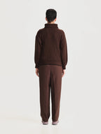 Saco Cuello Tortuga Ingles Marron Mujer