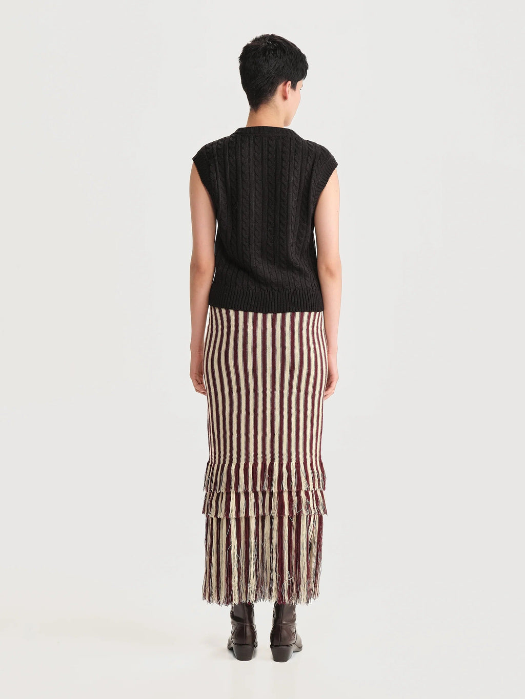 Chaleco Scratch Negro Mujer