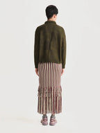 Cardigan Polo Picnic Verde Mujer