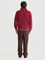 Saco Cuello Tortuga Inglés Rojo/rosado Hombre