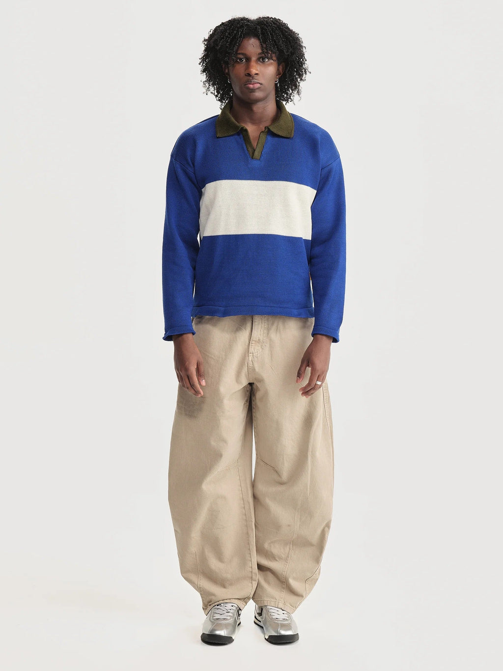Polo Rugby Azul Hombre