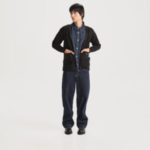 Cardigan Archivo Negro Hombre