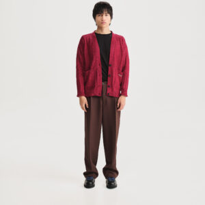 Cardigan Archivo Rojo Hombre